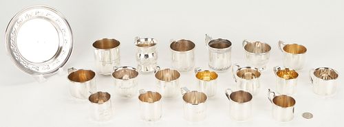 19 CHILDREN'S STERLING SILVER TABLE