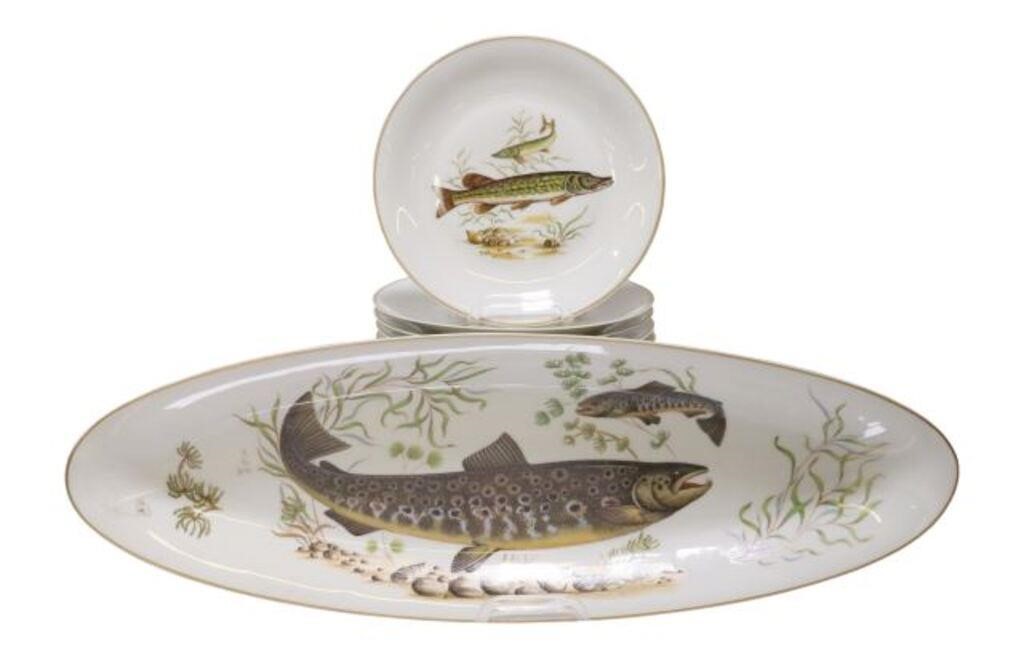 (19) FRENCH LIMOGES PORCELAIN