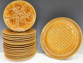 (19) FRENCH MAJOLICA OYSTER &