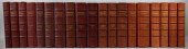 19 LEATHER BOUND VOLUMES OF TH