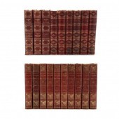 19 LEATHERBOUND VOLUMES OF 19T