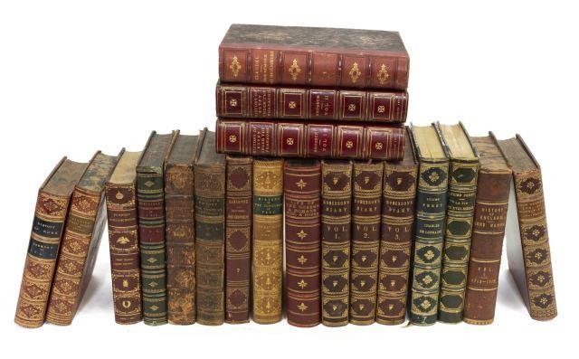 (19) LIBRARY SHELF BOOKS,