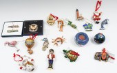 19 PC. DESIGNER CHRISTMAS ORNA