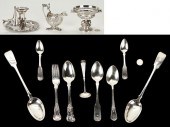 19 PCS. ASSORTED FLATWARE INCL