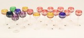 19 PCS OF CRYSTAL STEMWARE, KA