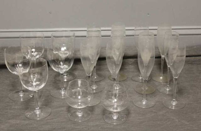 19 Piece of Baccarat Stemware.Lot
