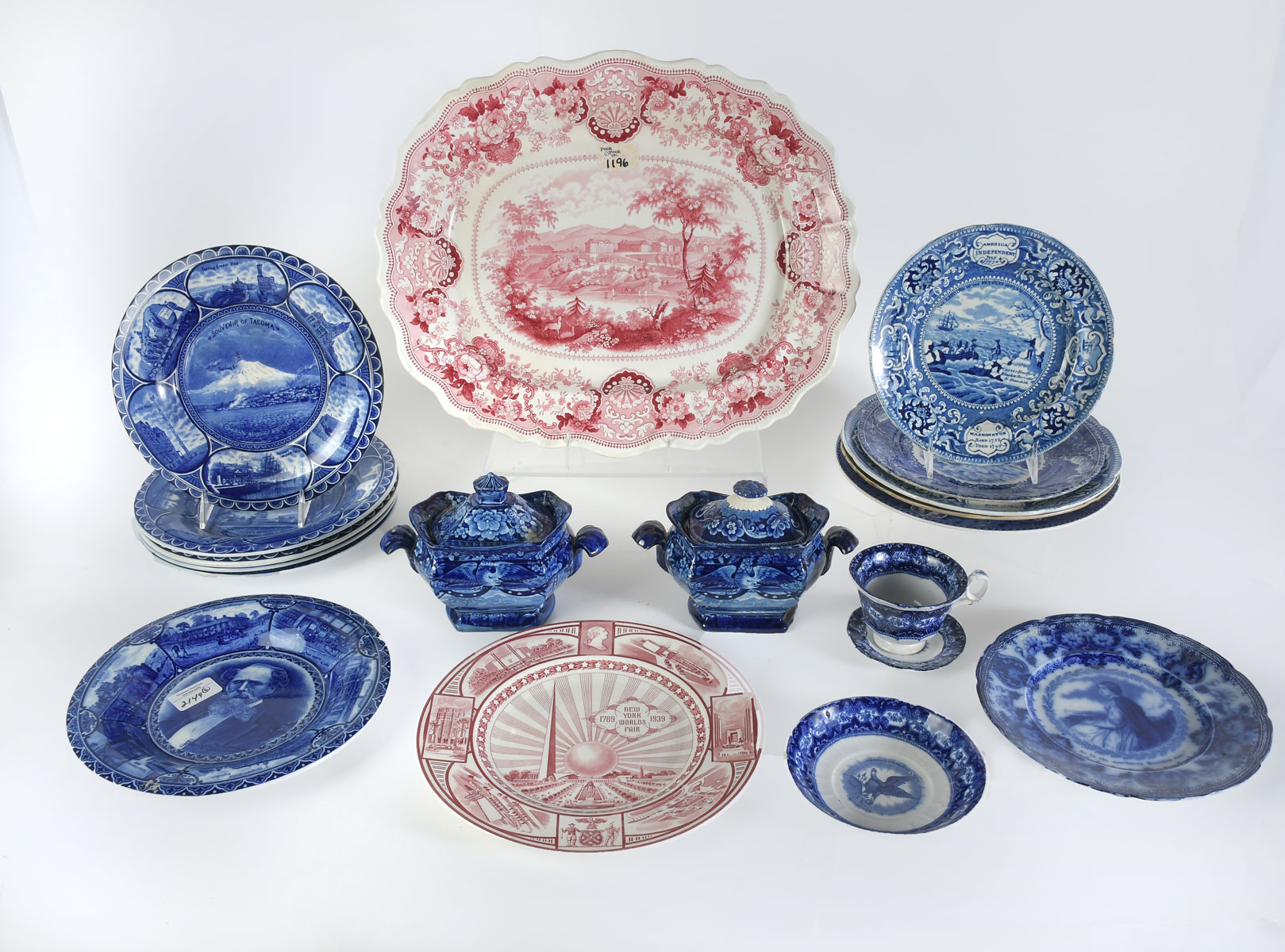 19 PIECE STAFFORDSHIRE