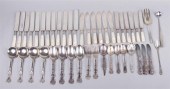 19 PIECES OF AMERICAN SILVER F