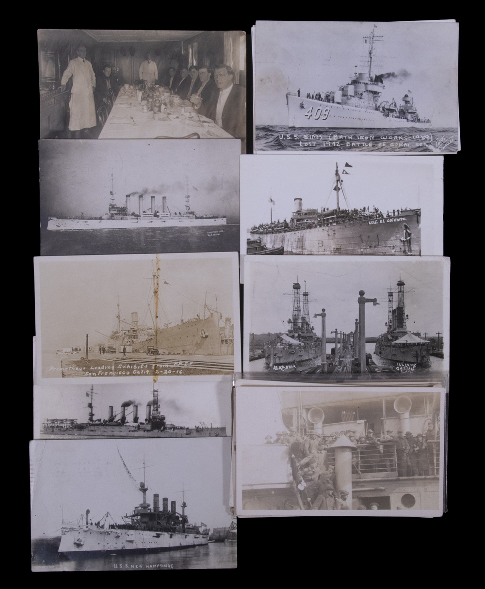 (19) REAL PHOTO POSTCARDS MILITARY,