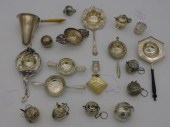 (19) STERLING SILVER TEA STRAI