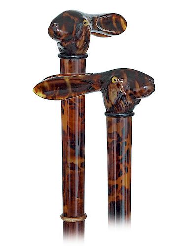 19. TORTOISESHELL RABBIT HEAD