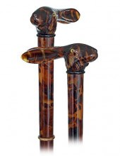 19. TORTOISESHELL RABBIT HEAD