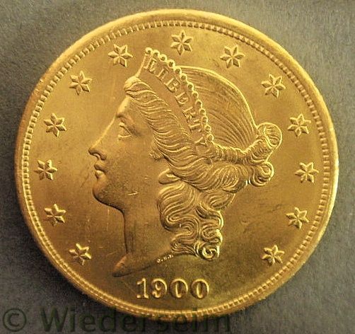 1900 Double Eagle twenty-dollar
