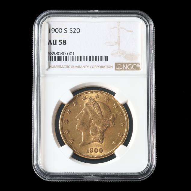 1900-S LIBERTY HEAD $20 GOLD DOUBLE