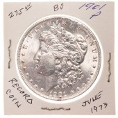 1901 MORGAN UNC DETAILS, CLEAN