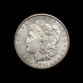 1901 S MORGAN DOLLAR, CHBU 190