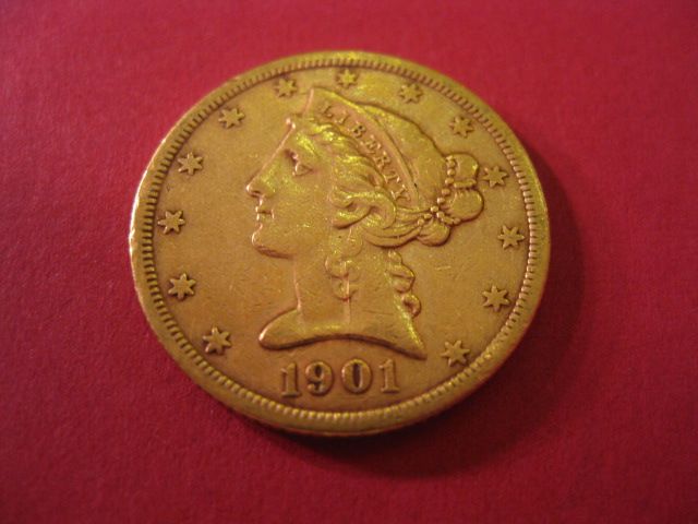 1901-S U.S. $5.00 Liberty Head Gold