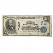 1902 $20 DB CH# 4182 FREEHOLD