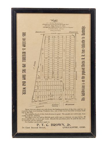 1903 CHILLICOTHE OHIO PLAT
