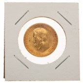 1903 RUSSIAN GOLD 10 ROUBLES A