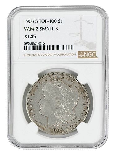 1903-S MORGAN DOLLAR, SMALL SVAM-2,