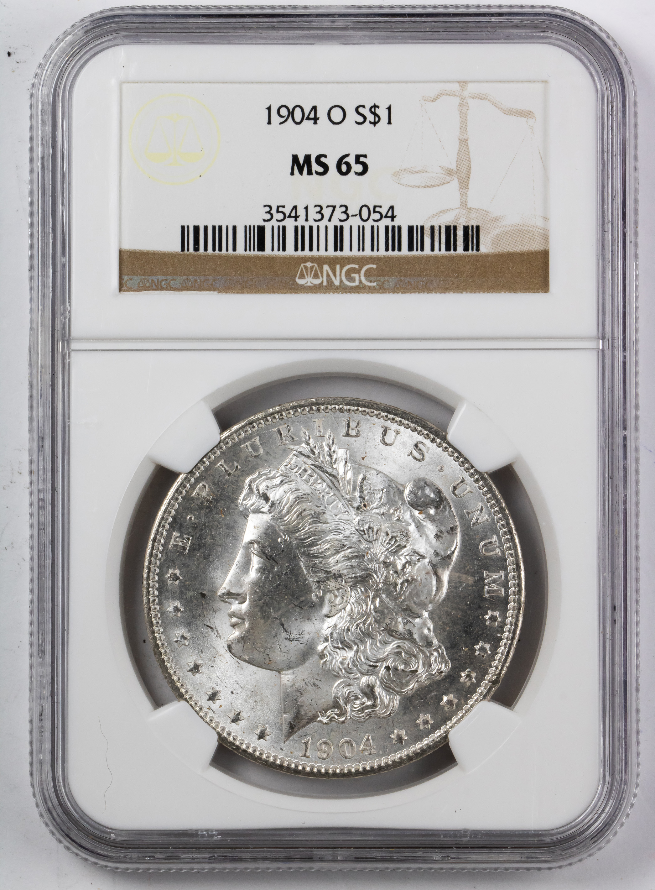 1904-O MORGAN DOLLAR NGC MS 65