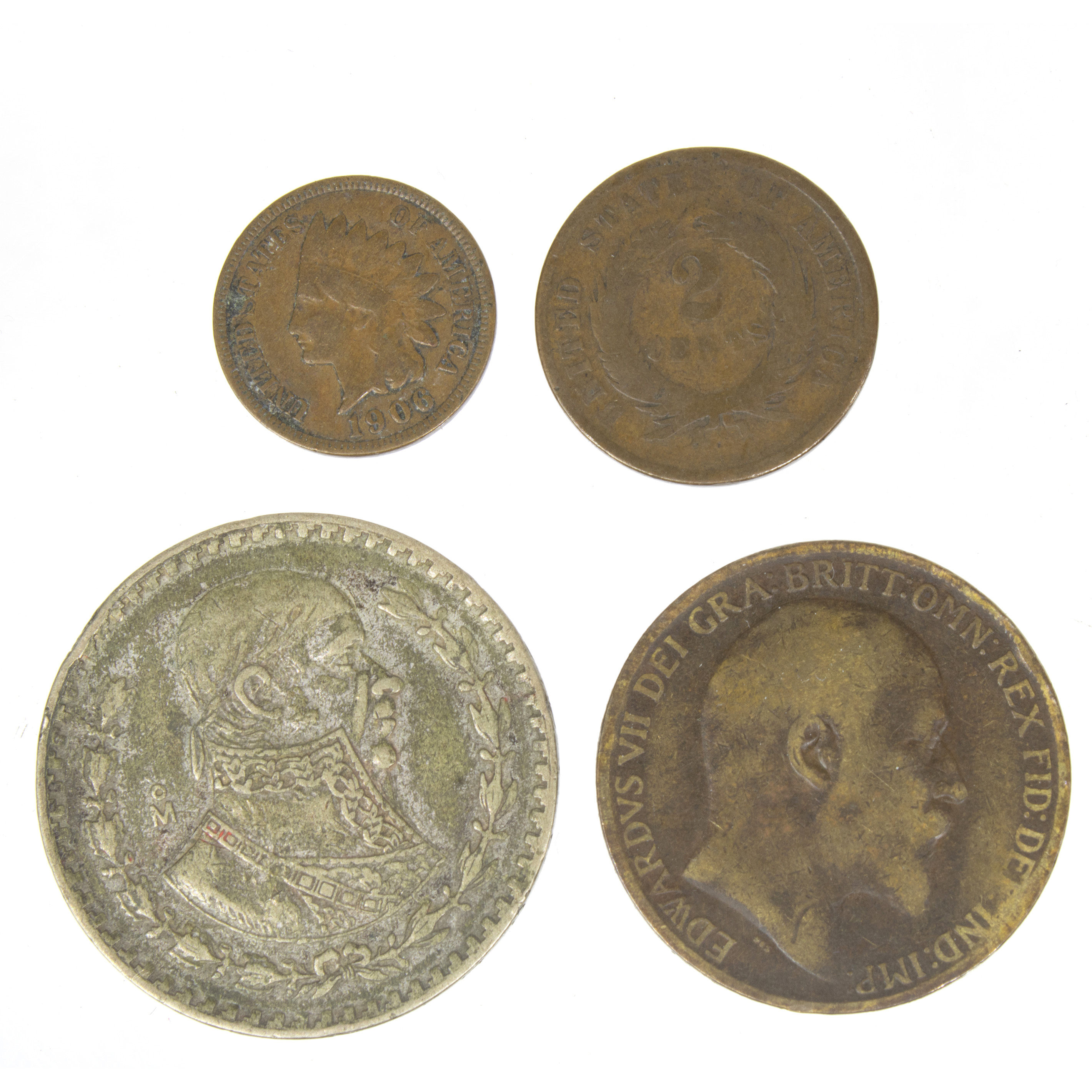1905-1906 INDIAN HEAD PENNIES, 1864