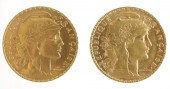 1905 1908 FRANCE 20 FRANCS GOL