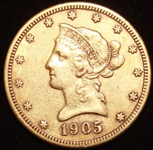 1905 U.S. TEN DOLLAR GOLD PIECE
