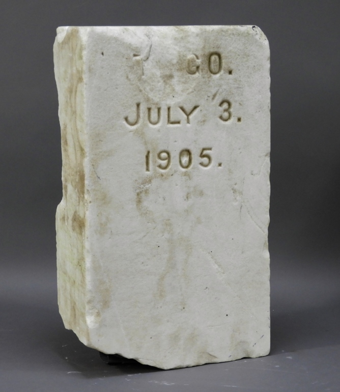 1905 WHITE MARBLE PET CEMETERY