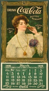 1906 Coca-Cola Calendar. <br /