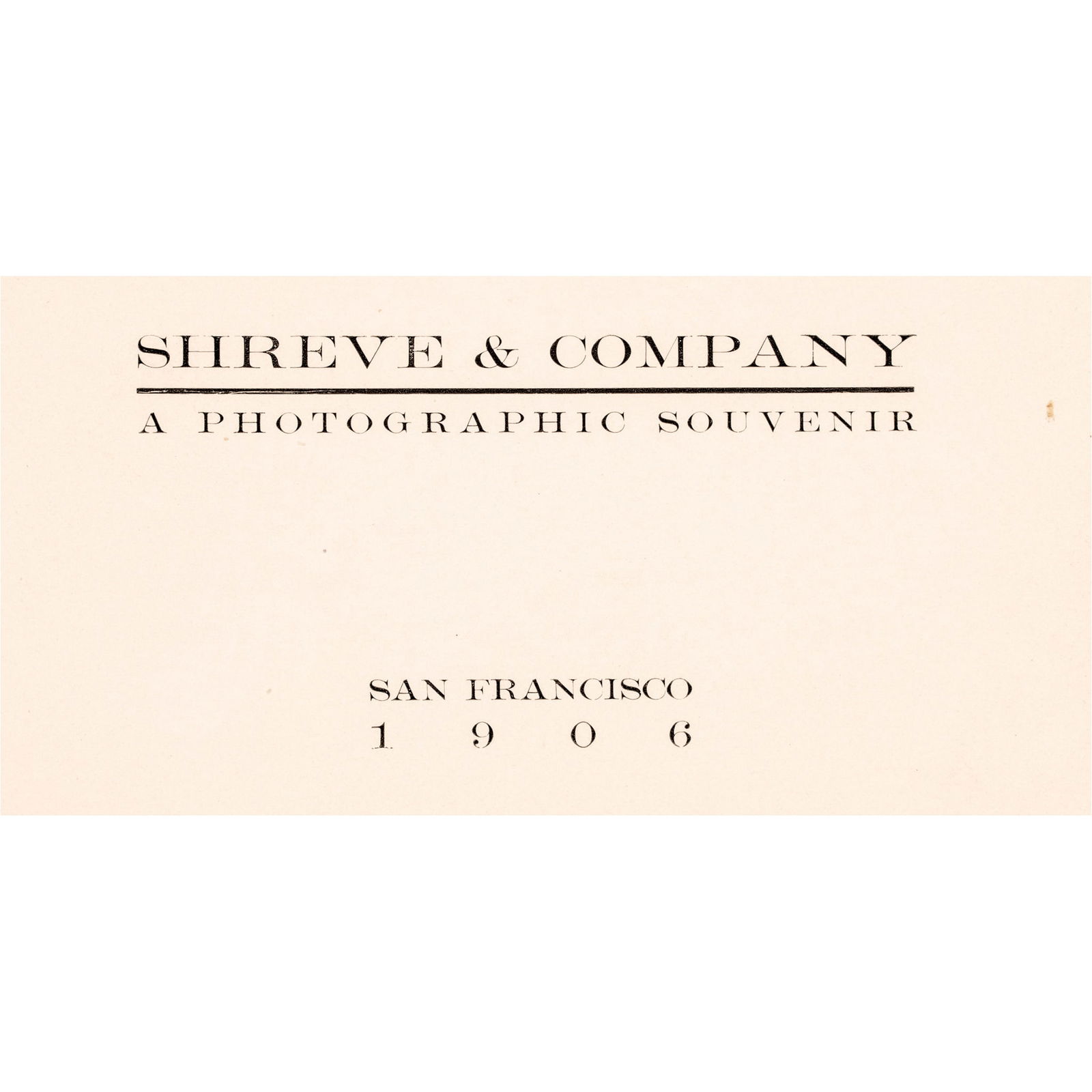 1906-DATED, SAN FRANCISCO