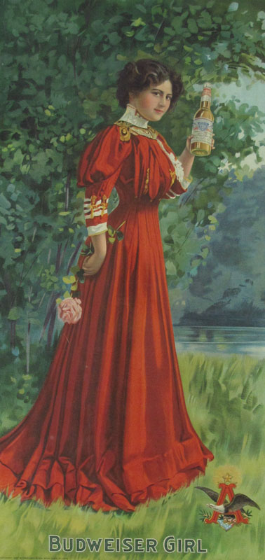 1907 BUDWEISER GIRL