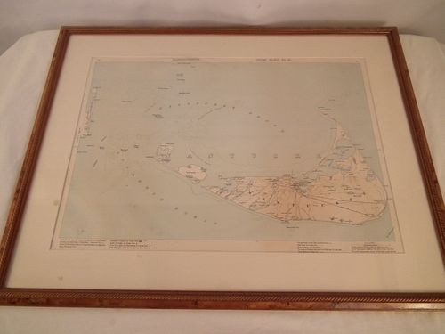 1907 NANTUCKET ATLAS PLATEAntique
