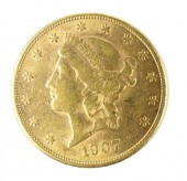 1907 S $20 LIBERTY GOLD PIECE