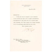 1907 WILLIAM H. TAFT SIGNED PA