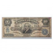 1908 $10 SILVER CERTIFICATE "T