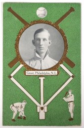 1908 EDDIE GRANT BASEBALL HOF