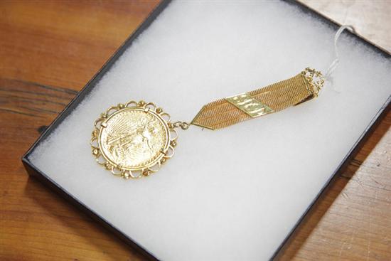 1908 GOLD COIN. Saint-Gaudens