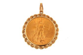 1908 ST. GAUDENS GOLD COIN 14K