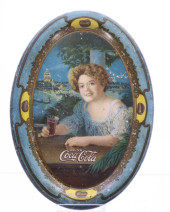 1909 COCA COLA EXHIBITION GIRL