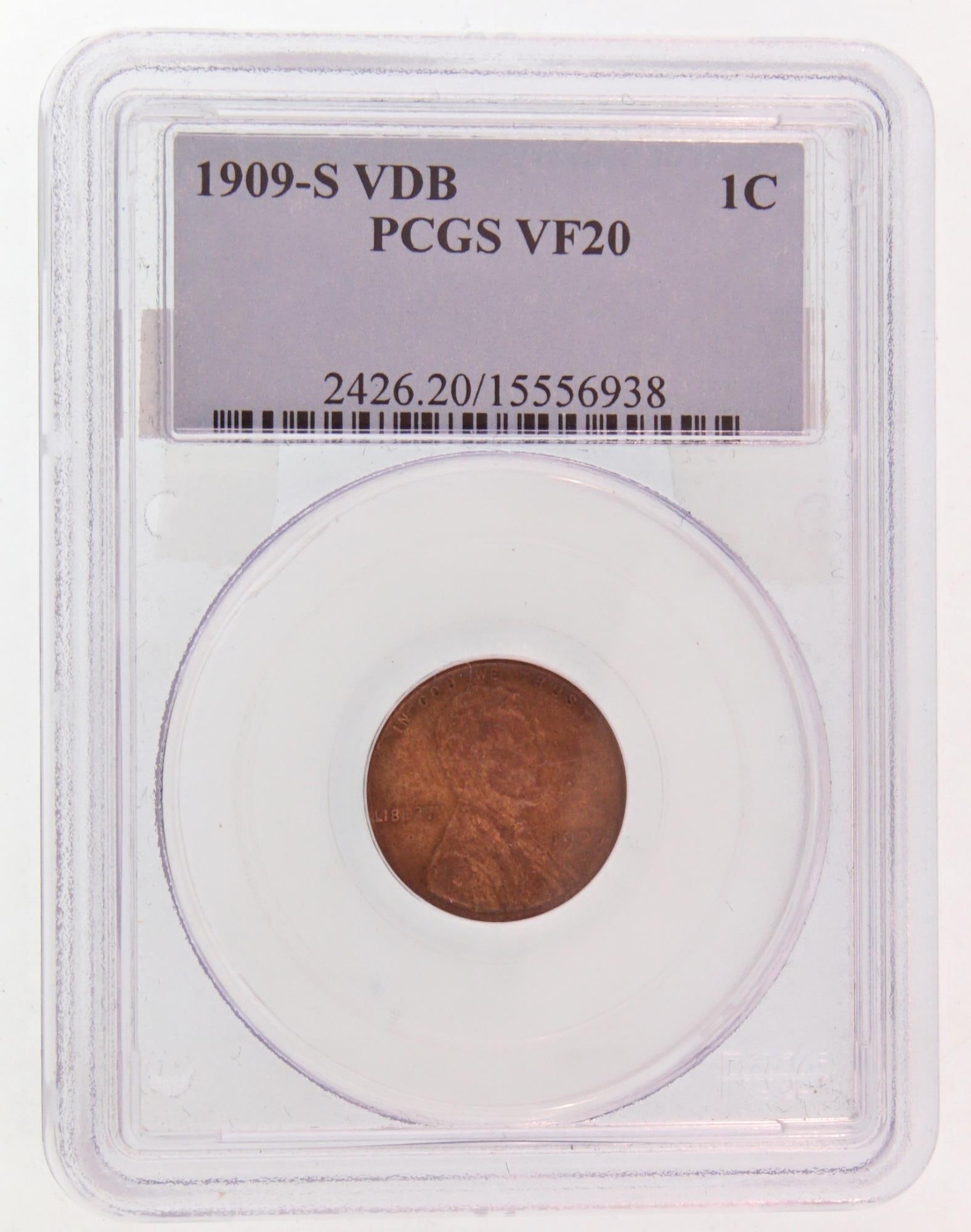 1909-S VDB LINCOLN CENT PCGS