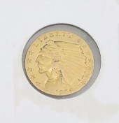 1909 VF35 $2.5 INDIAN HEAD GOL