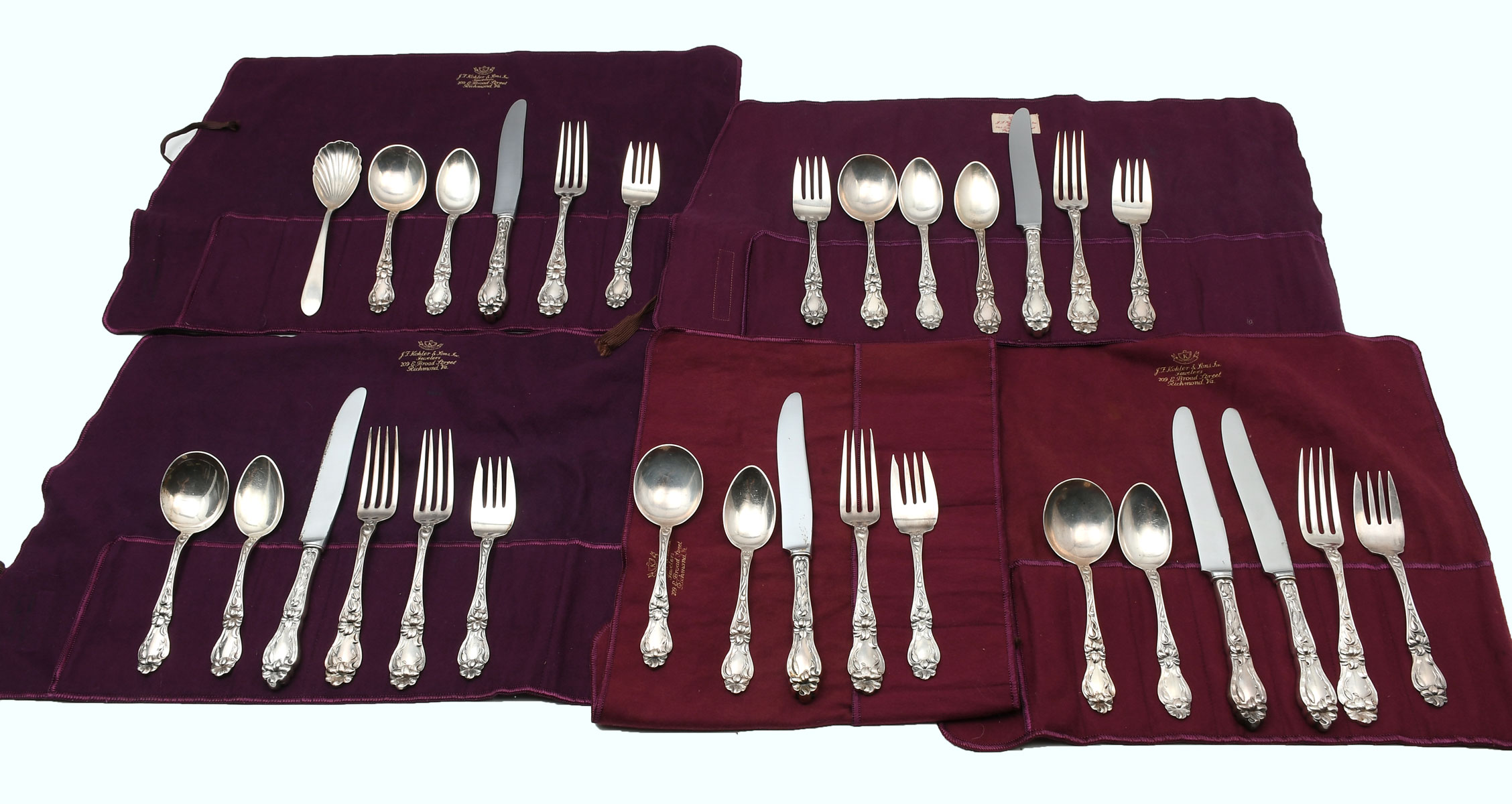 1910 6 PLACE SETTINGS WHITING