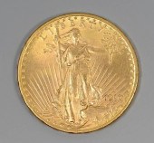 1910-D $20 ST. GAUDEN GOLD COI