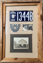 1910 PA LICENSE PLATE, PERIOD
