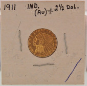 1911 $2.5 INDIAN HEAD QUARTER