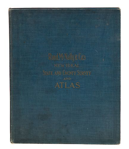 1911 RAND MCNALLY ATLASMeasures 14"