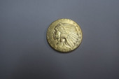 1912 INDIAN HALF EAGLE $5 GOLD
