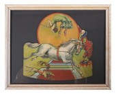 1913 CIRCUS LITHOGRAPH TOY, AC